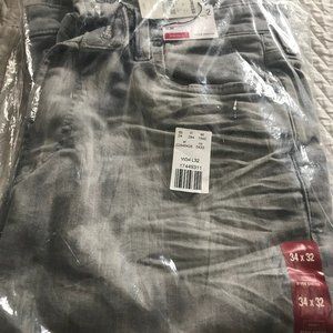 Express Slim Hyper Stretch Gray Jean